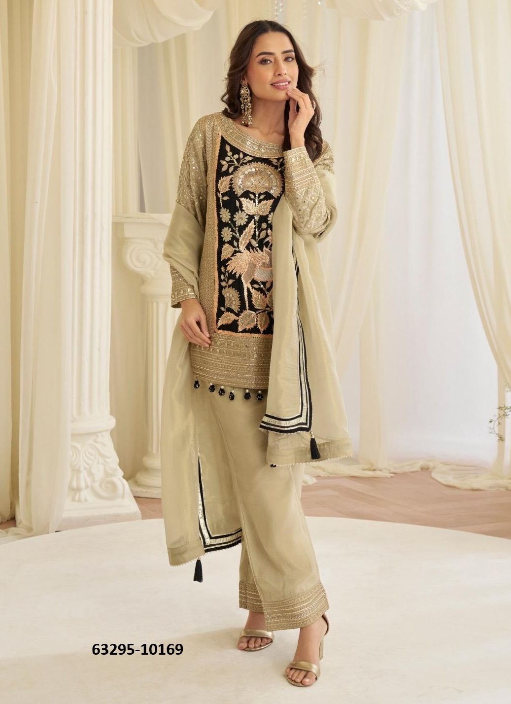 JINAYAA - Catalog # 63295 (Set of 5 Readymade Salwar Suits) by Sayuri Designer