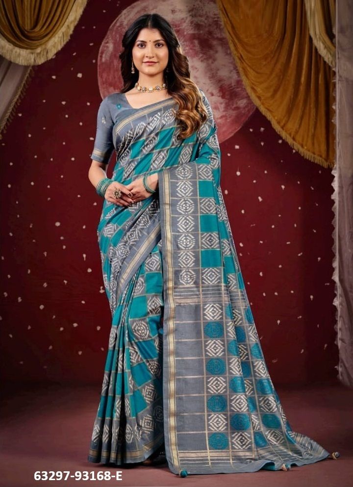 AROMA SILK PLUS 10 - Catalog # 63297 (Set of 6 Sarees) by Vipul Fashions