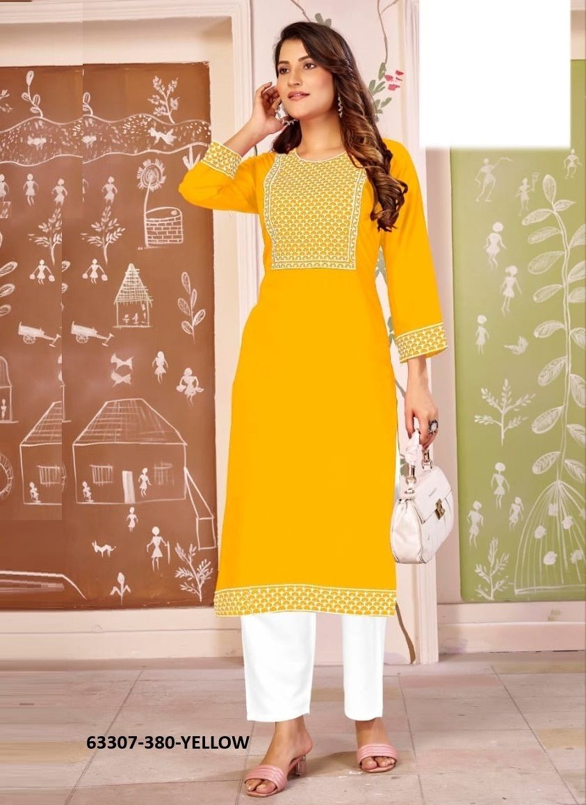 MADHUR 1 - Catalog # 63307 (Set of 5 Readymade Women's Kurtis / Tops) by Meheriya MADHUR 1 - Catalog # 63307 (Set of 5 Readymade Women's Kurtis / Tops) by Meheriya