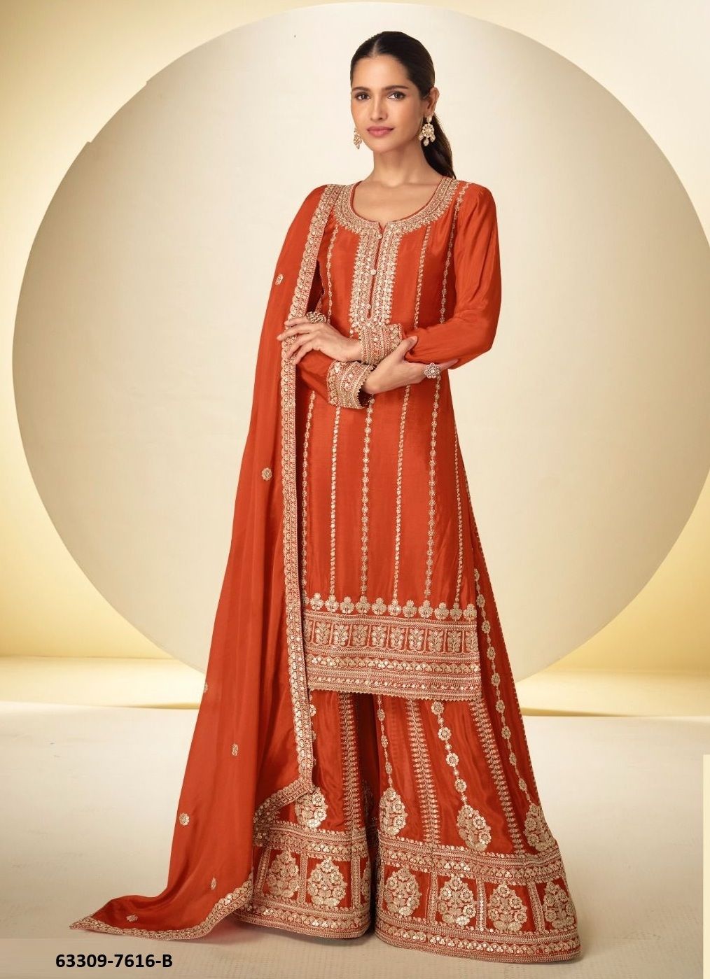 RINAAYA - Catalog # 63309 (Set of 3 Readymade Salwar Suits) by Gulkayra Designer