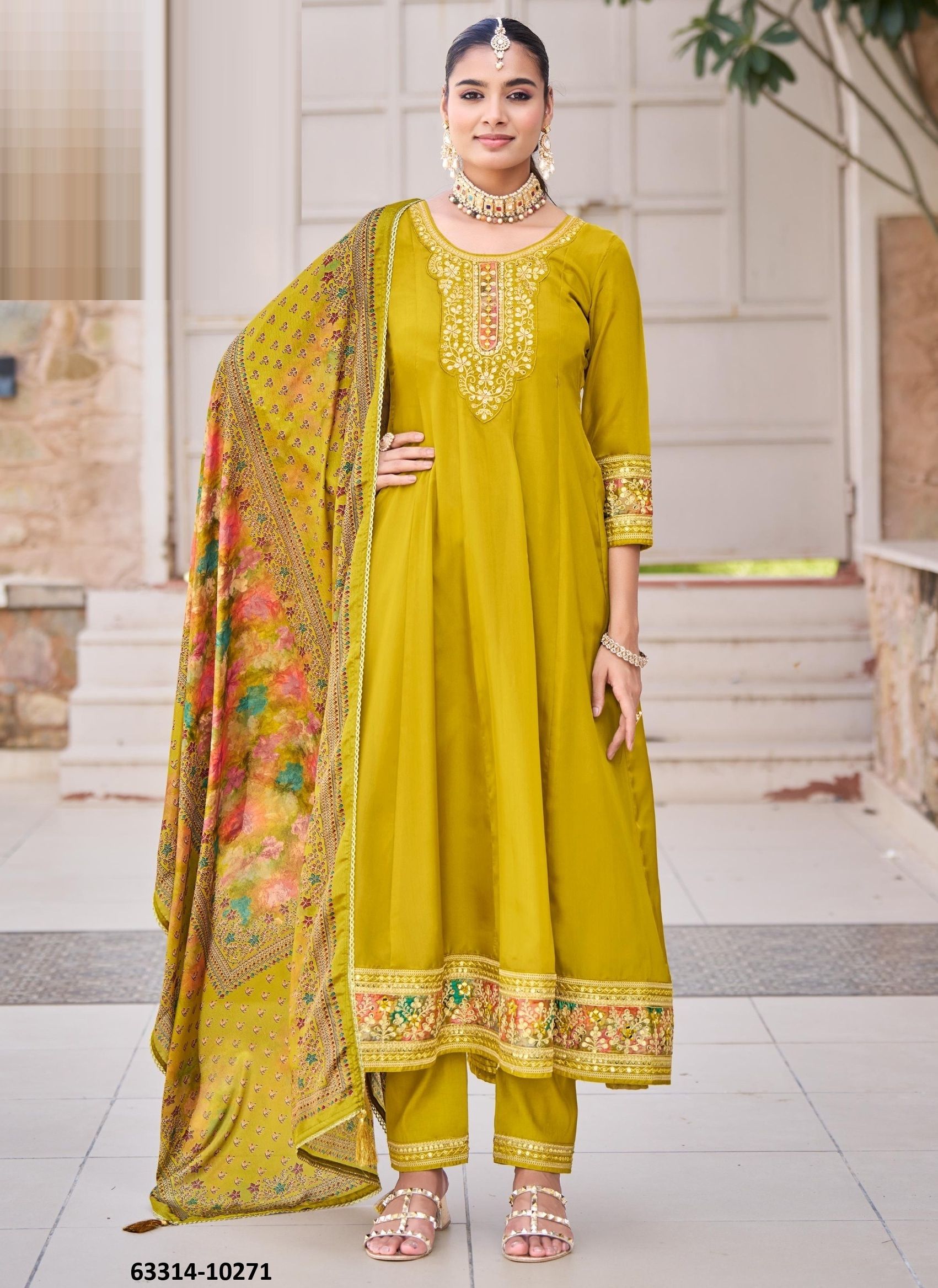 DEVIKA - Catalog # 63314 (Set of 4 Readymade Salwar Suits) by Rangoon DEVIKA - Catalog # 63314 (Set of 4 Readymade Salwar Suits) by Rangoon