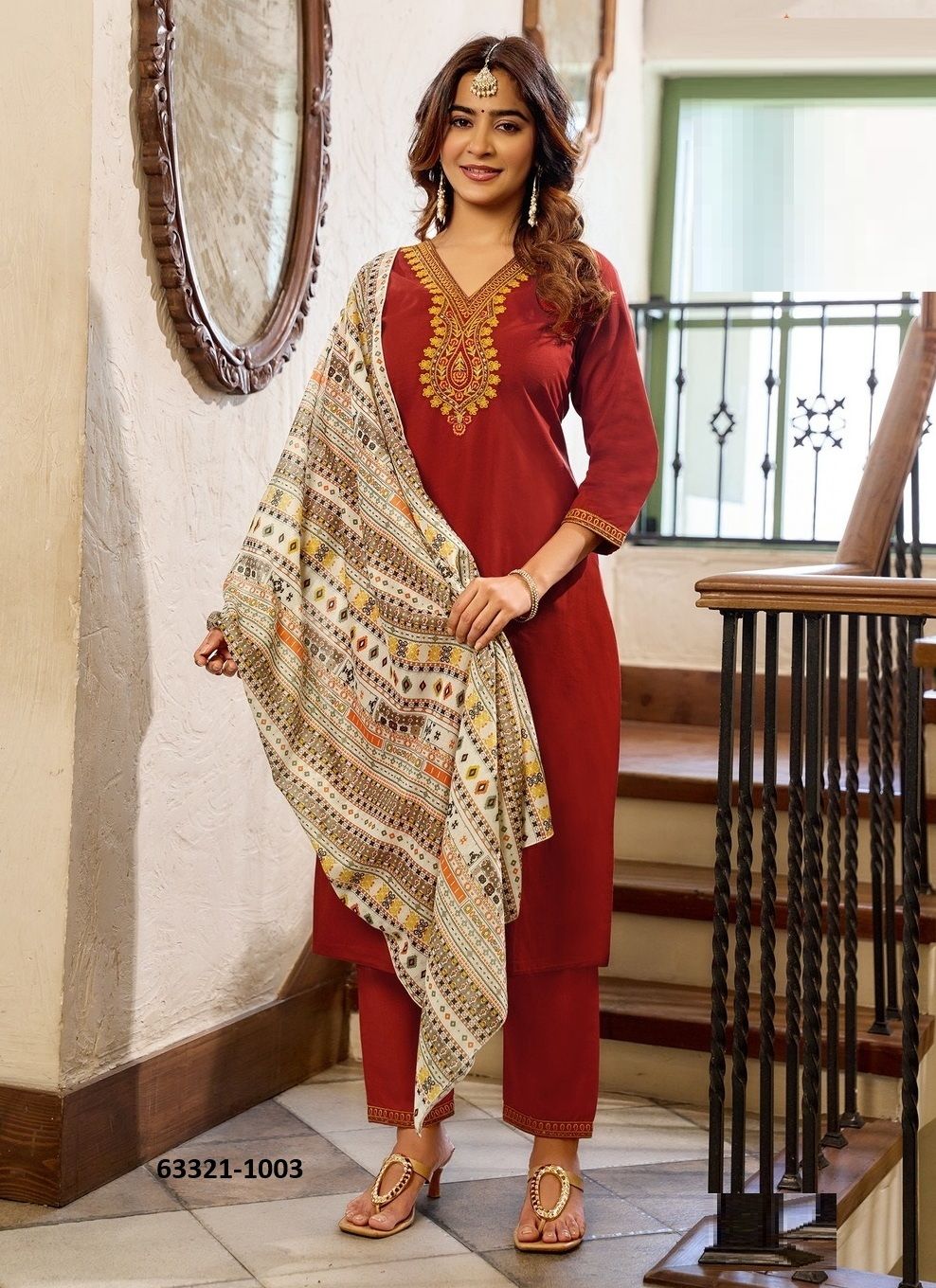 COTTON DHABU 1 - Catalog # 63321 (Set of 8 Readymade Salwar Suits) by Passion Tree COTTON DHABU 1 - Catalog # 63321 (Set of 8 Readymade Salwar Suits) by Passion Tree