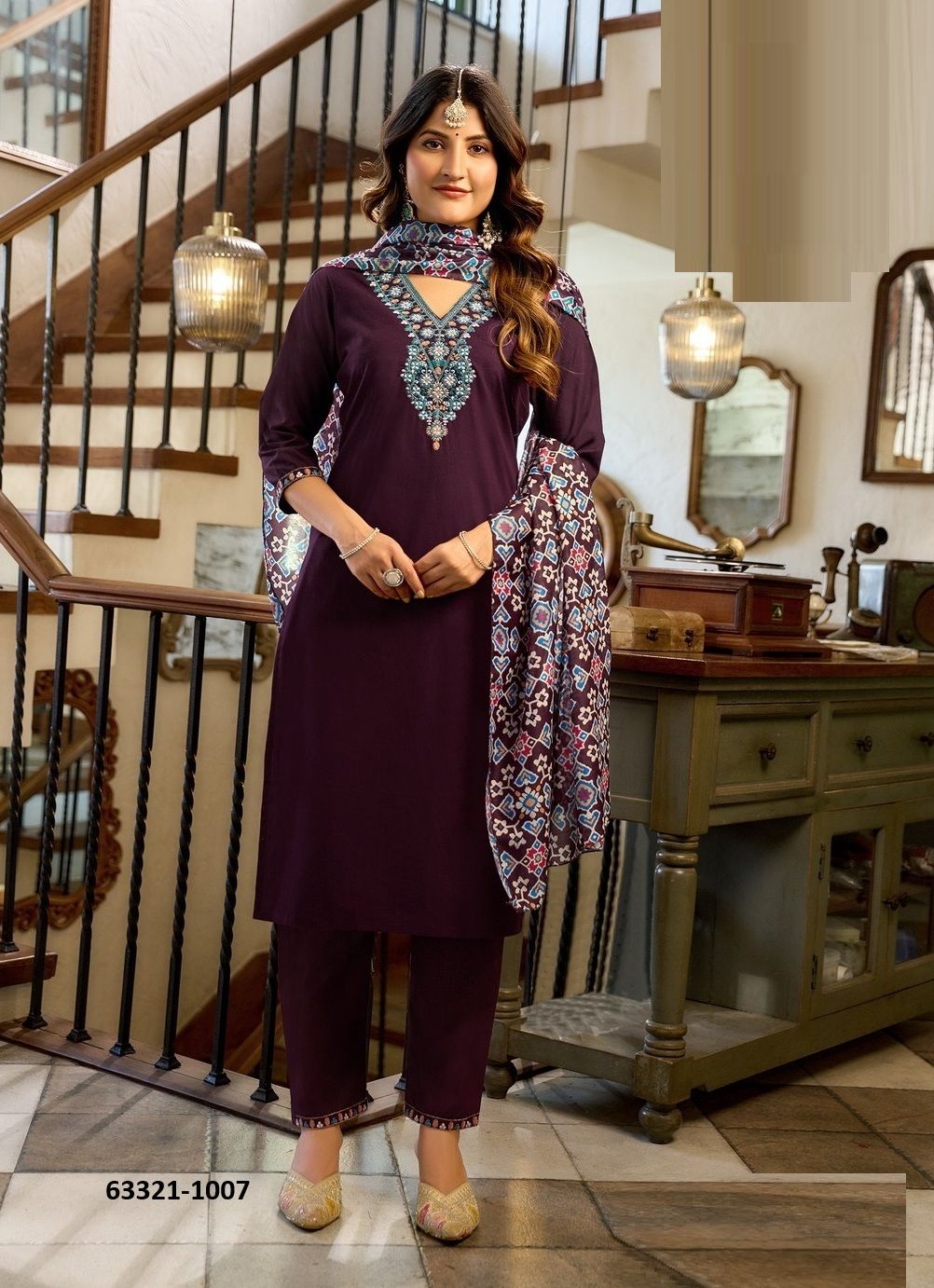 COTTON DHABU 1 - Catalog # 63321 (Set of 8 Readymade Salwar Suits) by Passion Tree COTTON DHABU 1 - Catalog # 63321 (Set of 8 Readymade Salwar Suits) by Passion Tree