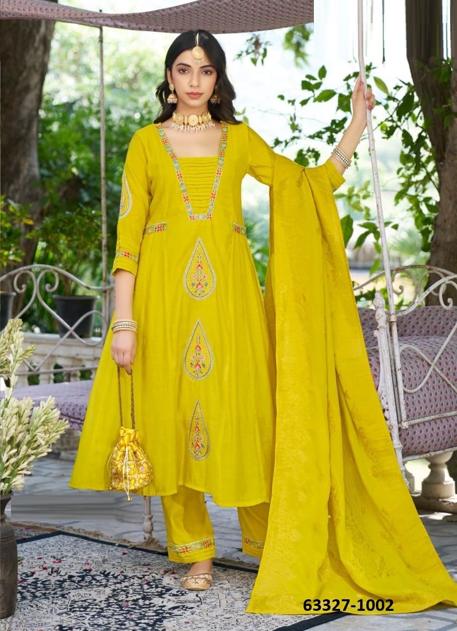 OCCASION - Catalog # 63327 (Set of 4 Readymade Salwar Suits) by Karissa OCCASION - Catalog # 63327 (Set of 4 Readymade Salwar Suits) by Karissa