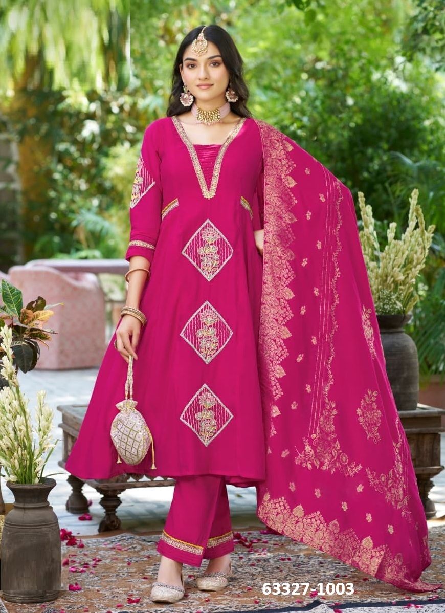 OCCASION - Catalog # 63327 (Set of 4 Readymade Salwar Suits) by Karissa OCCASION - Catalog # 63327 (Set of 4 Readymade Salwar Suits) by Karissa