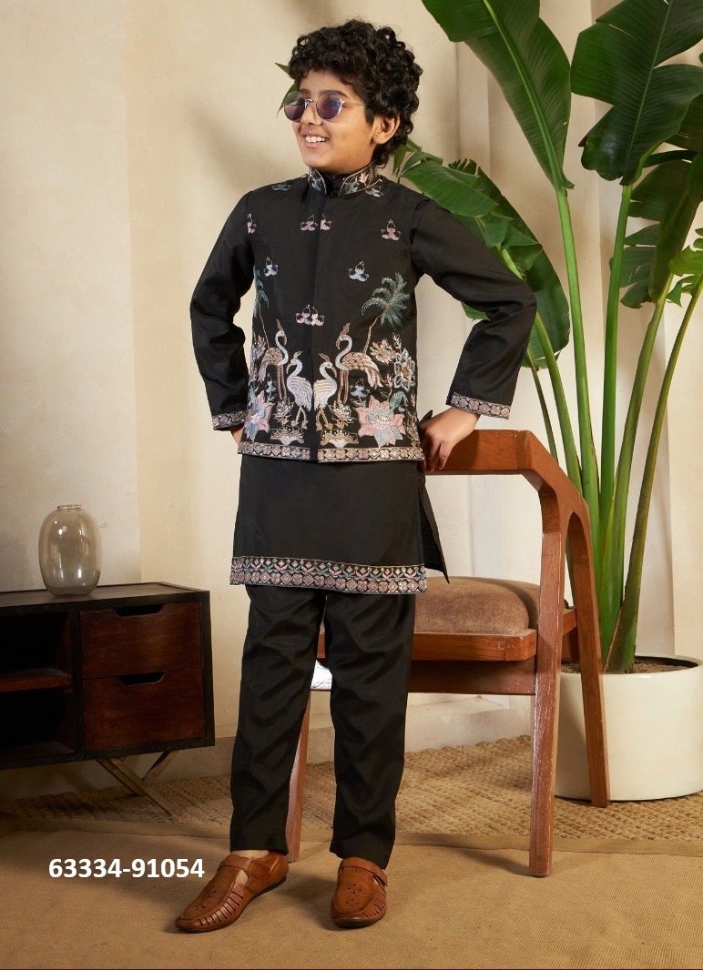 LITTLE VIRAASAT - Catalog # 63334 (Set of 4 Men's Ethnic Wear) by Tentmen Clothing