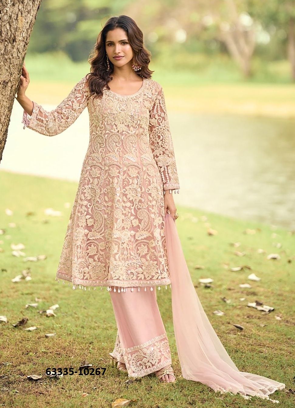 SABNAM - Catalog # 63335 (Set of 4 Readymade Salwar Suits) by Sayuri Designer
