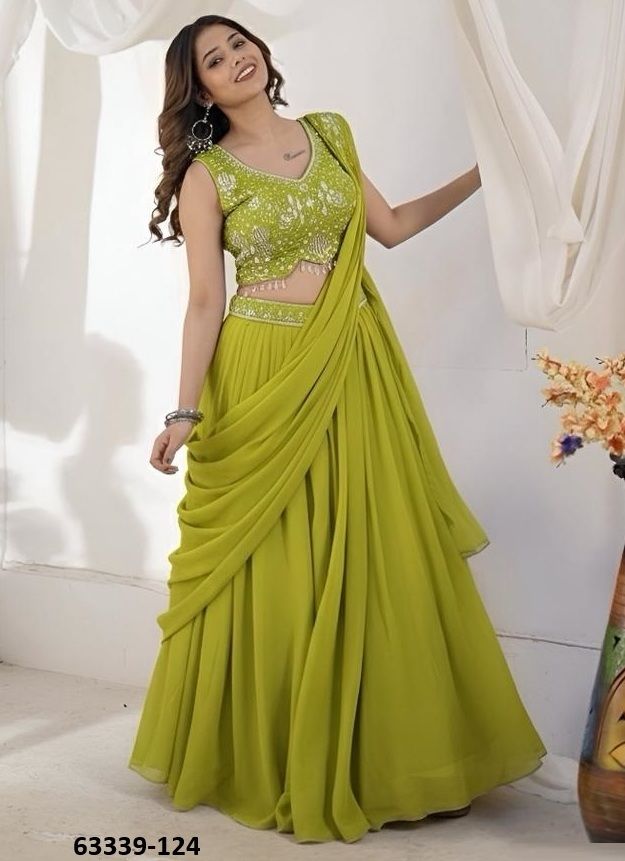 RIA - Catalog # 63339 (Set of 4 Readymade Lehengas) by Amdavadi Fashion RIA - Catalog # 63339 (Set of 4 Readymade Lehengas) by Amdavadi Fashion