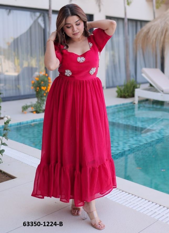 SERIES 1224 - Catalog # 63350 (Set of 2 Readymade Women's Kurtis / Tops) by Komal Pret SERIES 1224 - Catalog # 63350 (Set of 2 Readymade Women's Kurtis / Tops) by Komal Pret