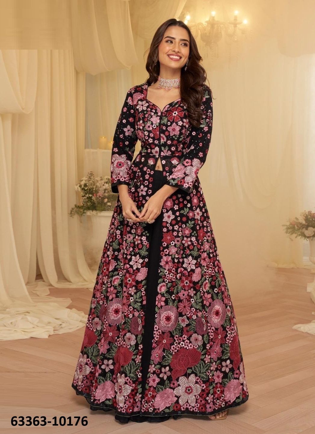 ROOP - Catalog # 63363 (Set of 2 Indo-Western Outfits) by Sayuri Designer ROOP - Catalog # 63363 (Set of 2 Indo-Western Outfits) by Sayuri Designer
