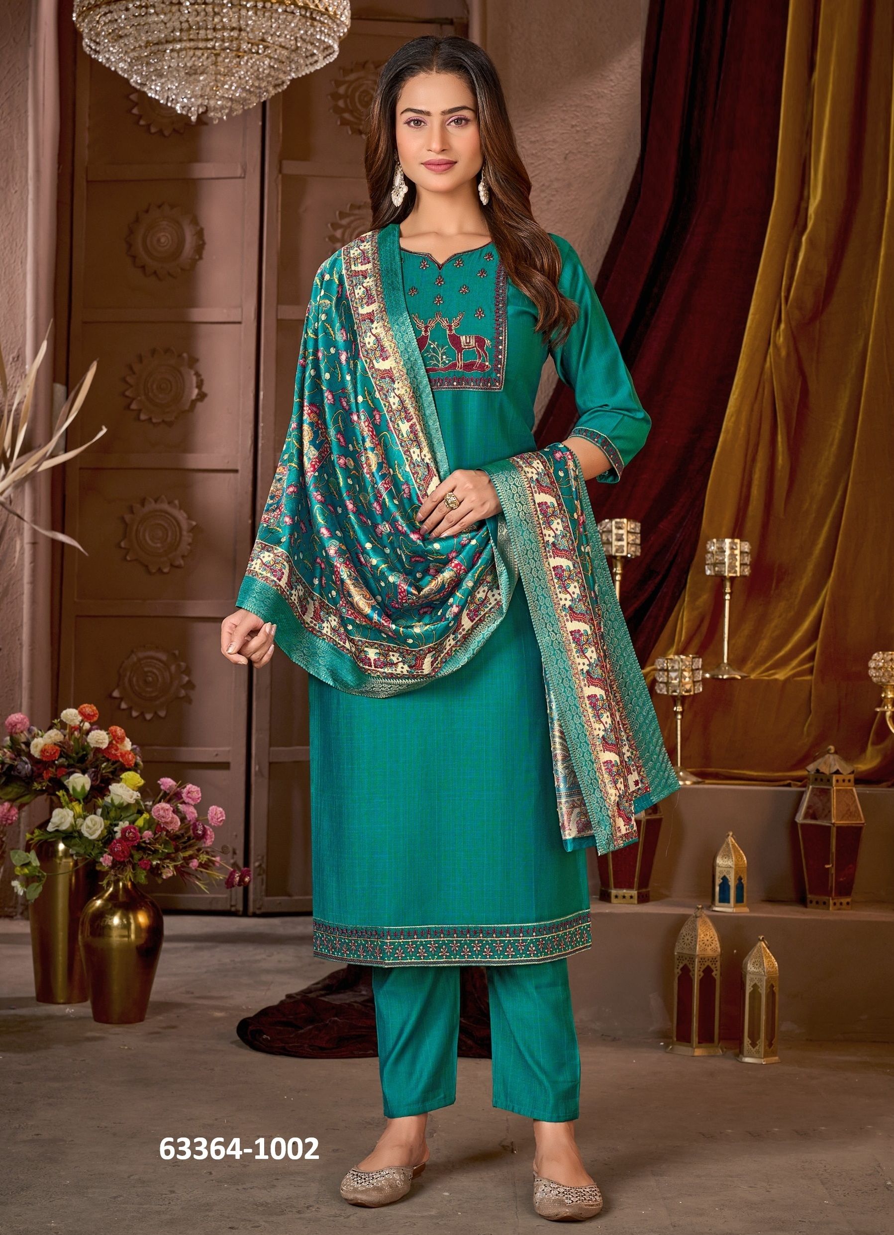 SONIKA - Catalog # 63364 (Set of 8 Readymade Salwar Suits) by Amdavadi Fashion SONIKA - Catalog # 63364 (Set of 8 Readymade Salwar Suits) by Amdavadi Fashion