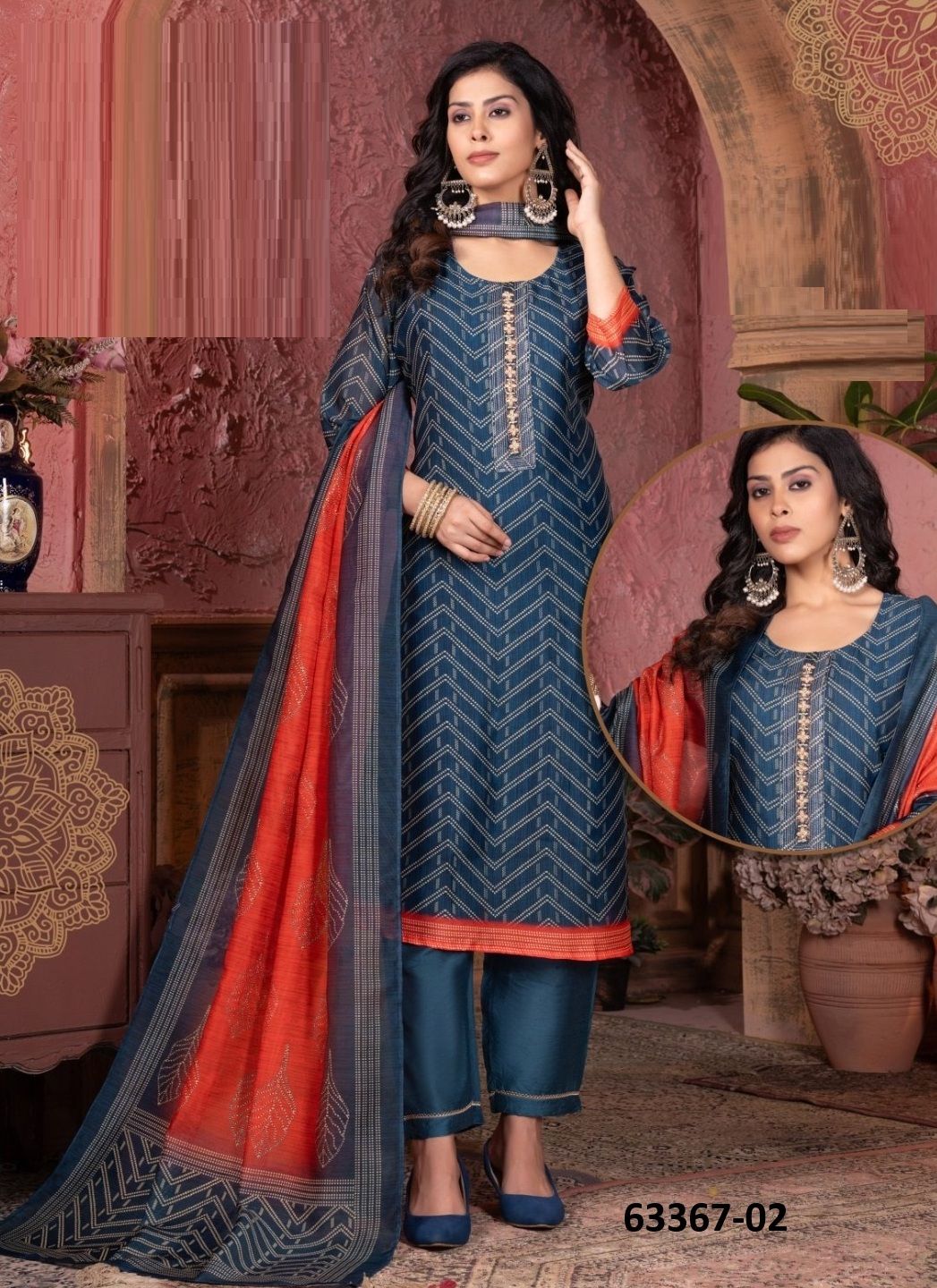 RASBURY - Catalog # 63367 (Set of 6 Readymade Salwar Suits) by Kaya Ahmedabad RASBURY - Catalog # 63367 (Set of 6 Readymade Salwar Suits) by Kaya Ahmedabad