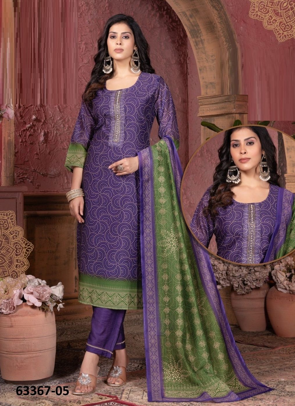 RASBURY - Catalog # 63367 (Set of 6 Readymade Salwar Suits) by Kaya Ahmedabad RASBURY - Catalog # 63367 (Set of 6 Readymade Salwar Suits) by Kaya Ahmedabad