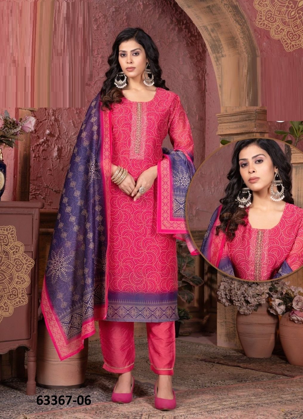 RASBURY - Catalog # 63367 (Set of 6 Readymade Salwar Suits) by Kaya Ahmedabad RASBURY - Catalog # 63367 (Set of 6 Readymade Salwar Suits) by Kaya Ahmedabad