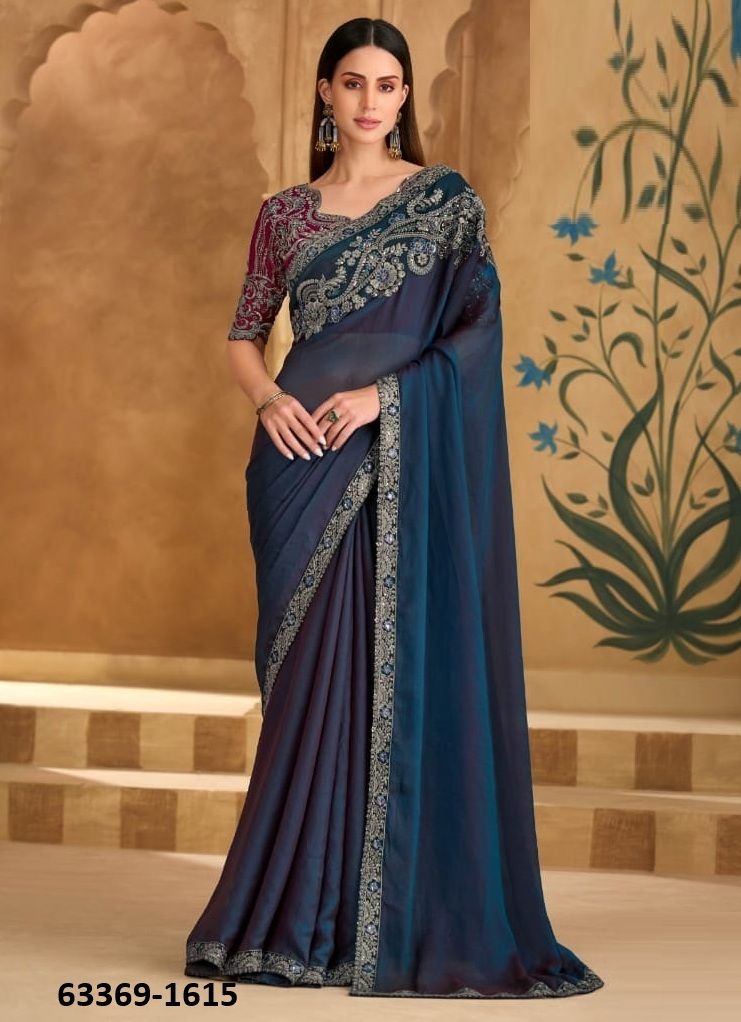 SANDALWOOD 16 - Catalog # 63369 (Set of 18 Sarees) by The Fashion Hub