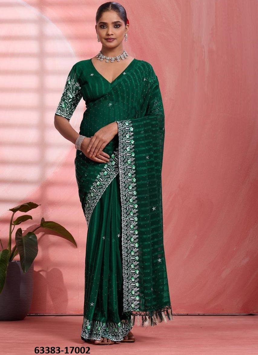 MARIE - Catalog # 63383 (Set of 6 Sarees) by Suma Designer