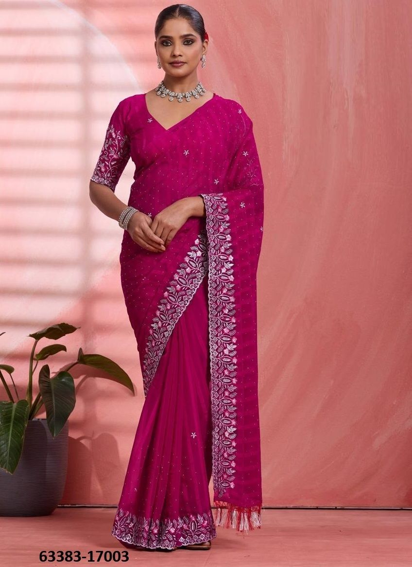 MARIE - Catalog # 63383 (Set of 6 Sarees) by Suma Designer