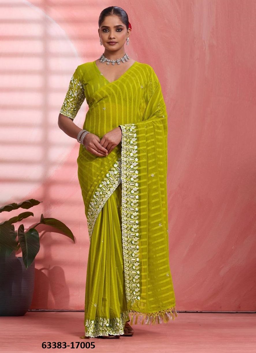 MARIE - Catalog # 63383 (Set of 6 Sarees) by Suma Designer