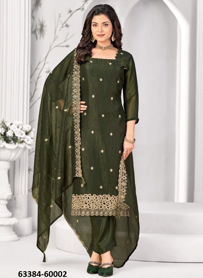 SAMARPITA - Catalog # 63384 (Set of 10 Readymade Salwar Suits) by Amdavadi Fashion