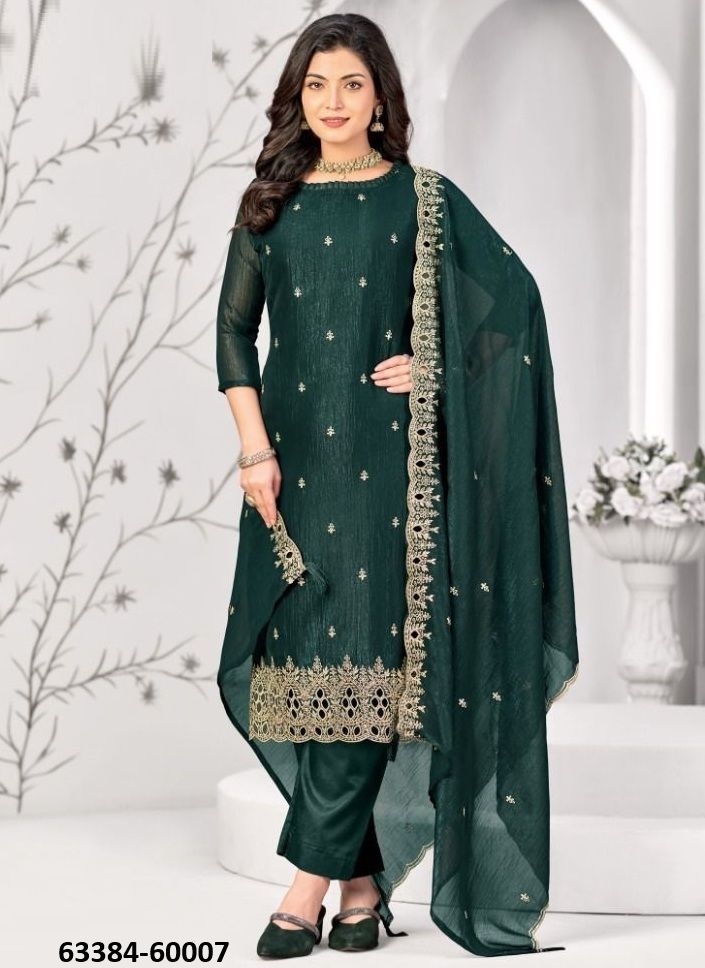 SAMARPITA - Catalog # 63384 (Set of 10 Readymade Salwar Suits) by Amdavadi Fashion
