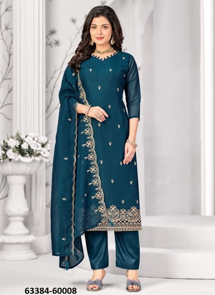 SAMARPITA - Catalog # 63384 (Set of 10 Readymade Salwar Suits) by Amdavadi Fashion
