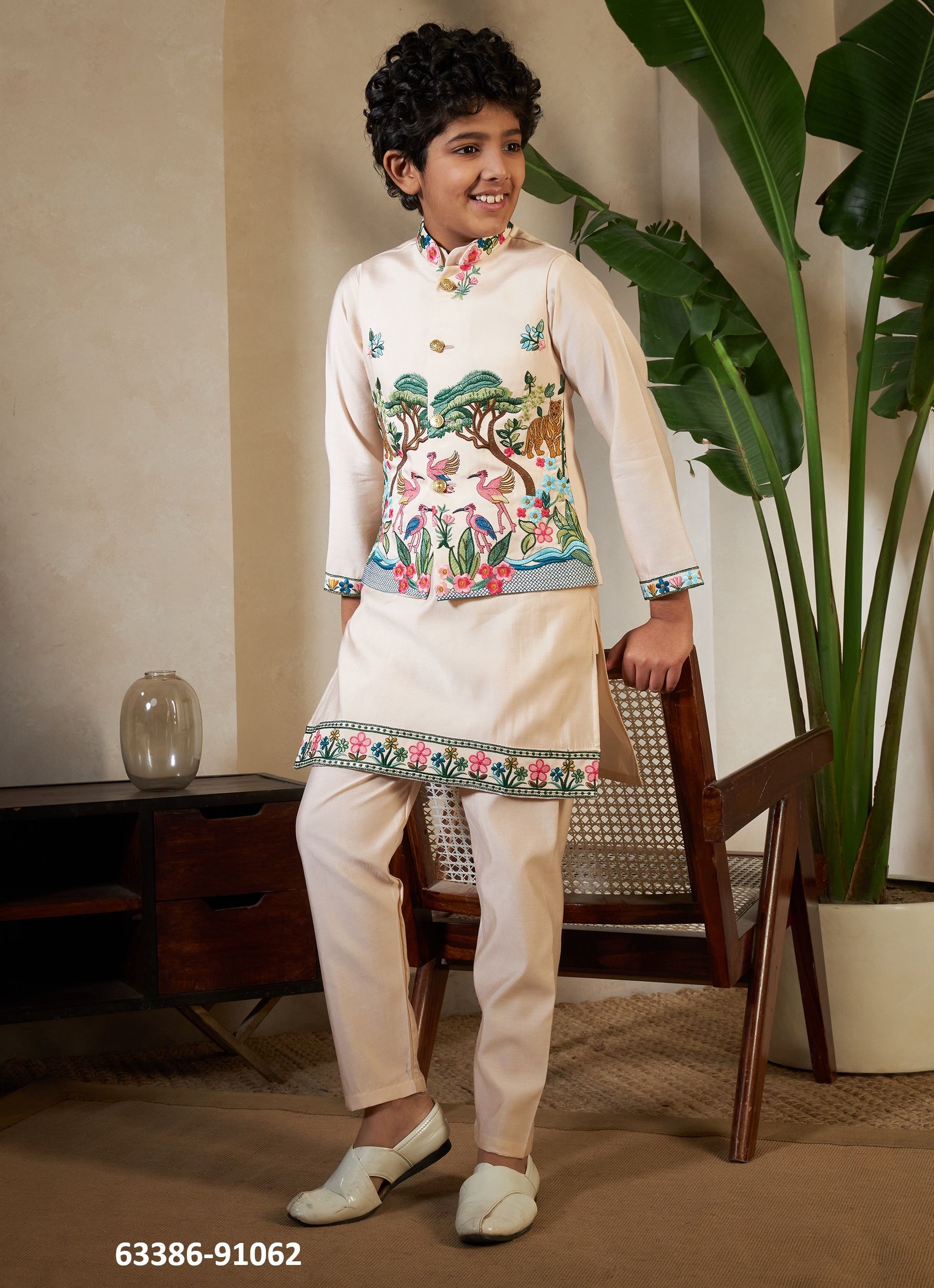ROYAL VANTARA - Catalog # 63386 (Set of 5 Men's Ethnic Wear) by Desi Muse