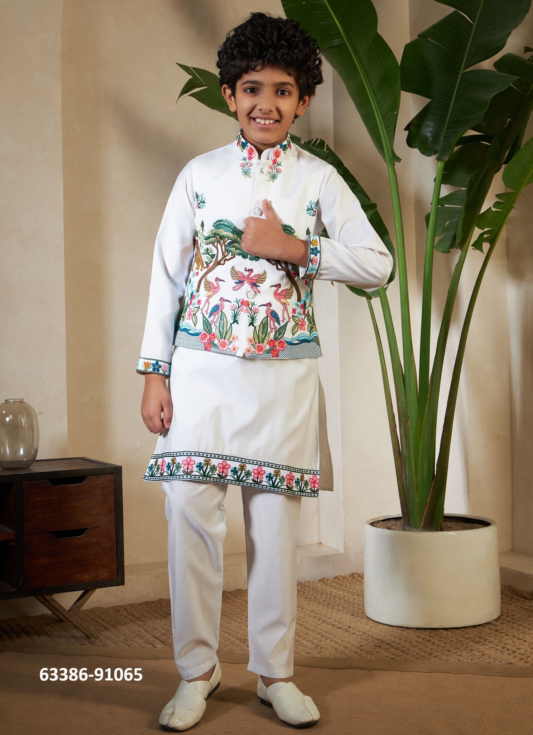 ROYAL VANTARA - Catalog # 63386 (Set of 5 Men's Ethnic Wear) by Desi Muse
