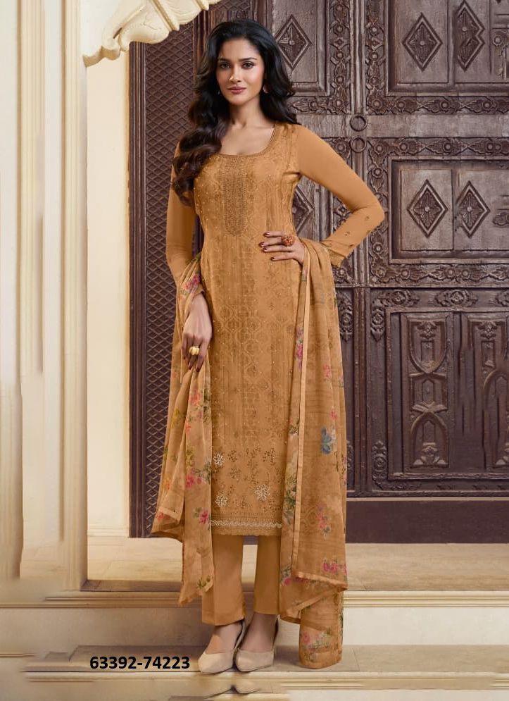 ROYAL CREPE 48 - Catalog # 63392 (Set of 8 Semi-Stitched / Un-Stitched Suits) by Vinay Fashion LLP ROYAL CREPE 48 - Catalog # 63392 (Set of 8 Semi-Stitched / Un-Stitched Suits) by Vinay Fashion LLP