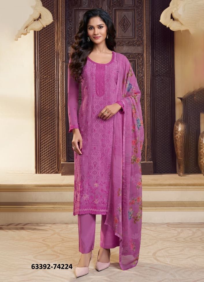 ROYAL CREPE 48 - Catalog # 63392 (Set of 8 Semi-Stitched / Un-Stitched Suits) by Vinay Fashion LLP ROYAL CREPE 48 - Catalog # 63392 (Set of 8 Semi-Stitched / Un-Stitched Suits) by Vinay Fashion LLP