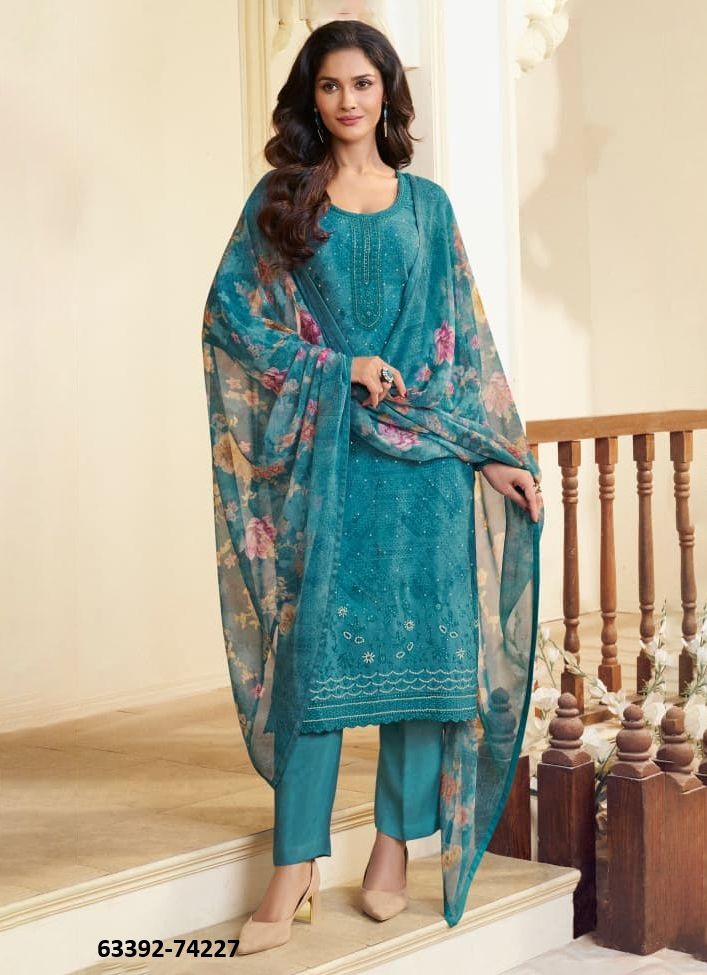 ROYAL CREPE 48 - Catalog # 63392 (Set of 8 Semi-Stitched / Un-Stitched Suits) by Vinay Fashion LLP ROYAL CREPE 48 - Catalog # 63392 (Set of 8 Semi-Stitched / Un-Stitched Suits) by Vinay Fashion LLP