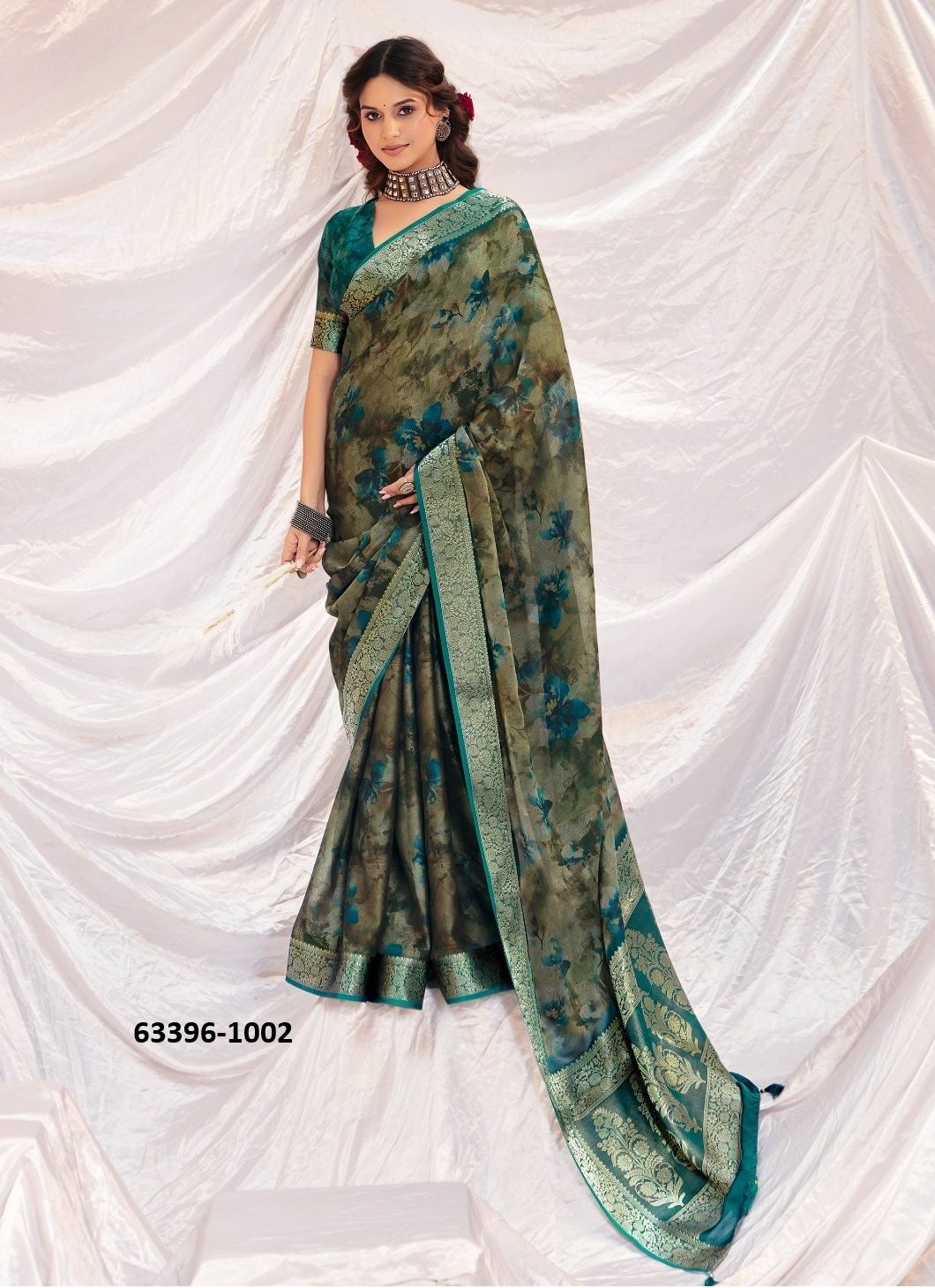 VELORA - Catalog # 63396 (Set of 8 Sarees) by Shubh Shree
