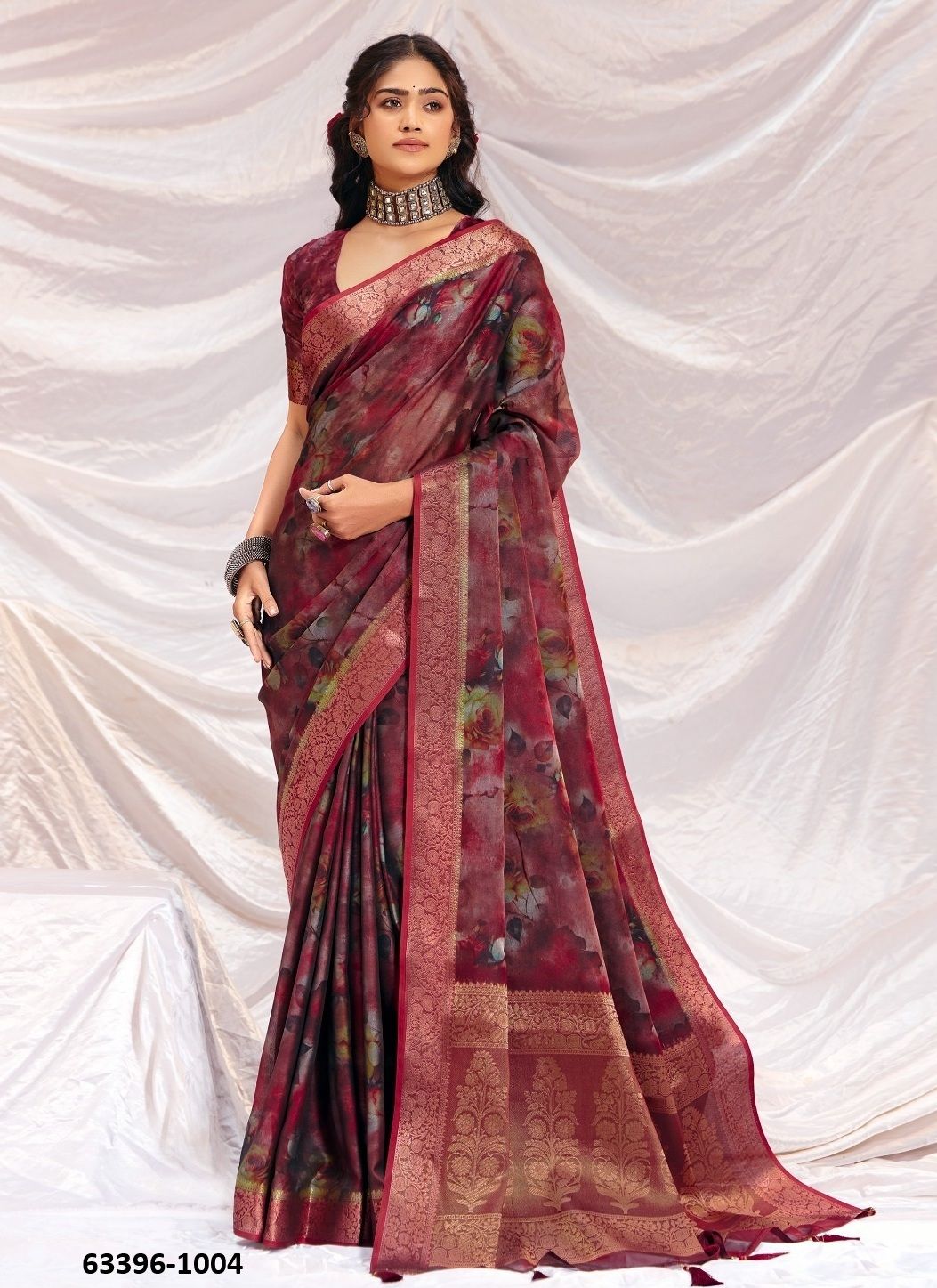 VELORA - Catalog # 63396 (Set of 8 Sarees) by Shubh Shree