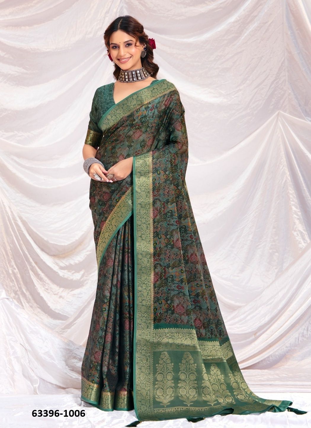 VELORA - Catalog # 63396 (Set of 8 Sarees) by Shubh Shree