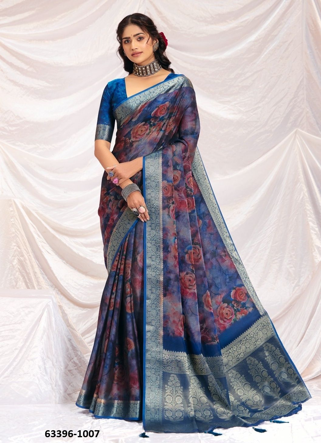 VELORA - Catalog # 63396 (Set of 8 Sarees) by Shubh Shree