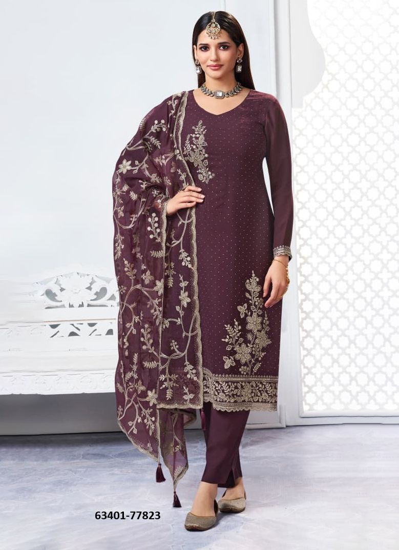 SAJAWAT - Catalog # 63401 (Set of 5 Semi-Stitched / Un-Stitched Suits) by Vinay Fashion LLP SAJAWAT - Catalog # 63401 (Set of 5 Semi-Stitched / Un-Stitched Suits) by Vinay Fashion LLP