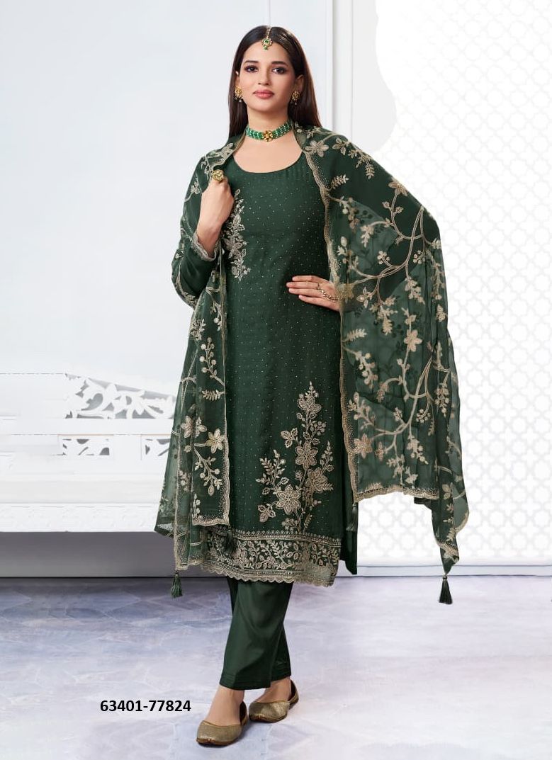 SAJAWAT - Catalog # 63401 (Set of 5 Semi-Stitched / Un-Stitched Suits) by Vinay Fashion LLP SAJAWAT - Catalog # 63401 (Set of 5 Semi-Stitched / Un-Stitched Suits) by Vinay Fashion LLP
