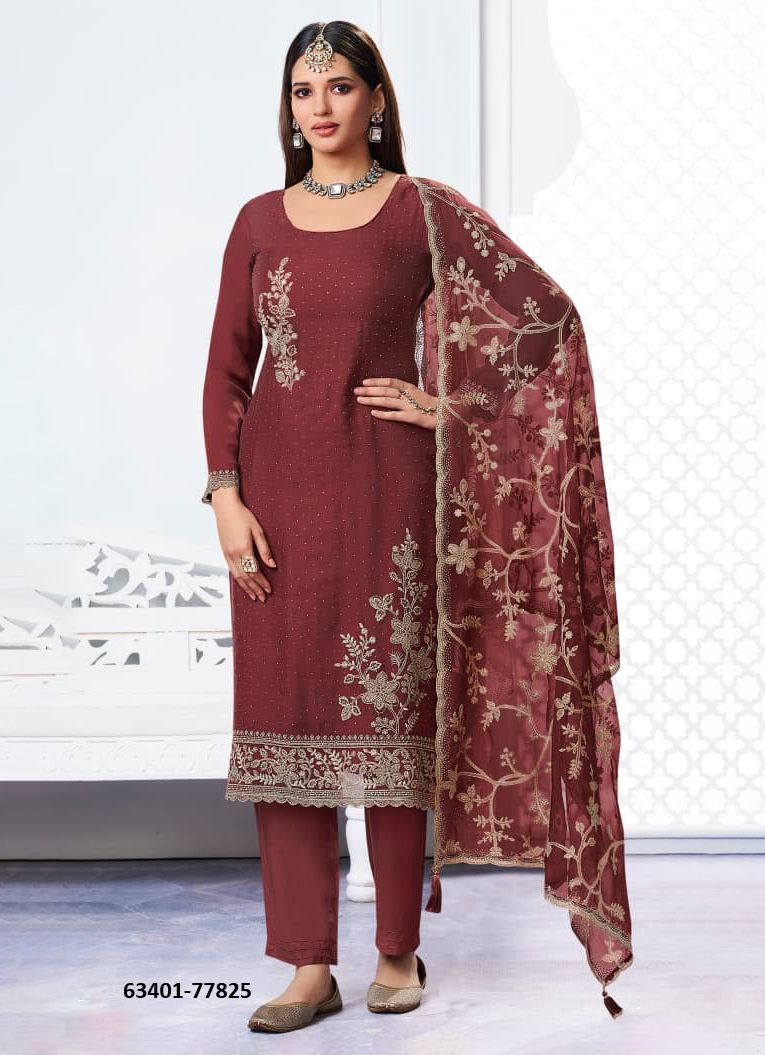 SAJAWAT - Catalog # 63401 (Set of 5 Semi-Stitched / Un-Stitched Suits) by Vinay Fashion LLP SAJAWAT - Catalog # 63401 (Set of 5 Semi-Stitched / Un-Stitched Suits) by Vinay Fashion LLP