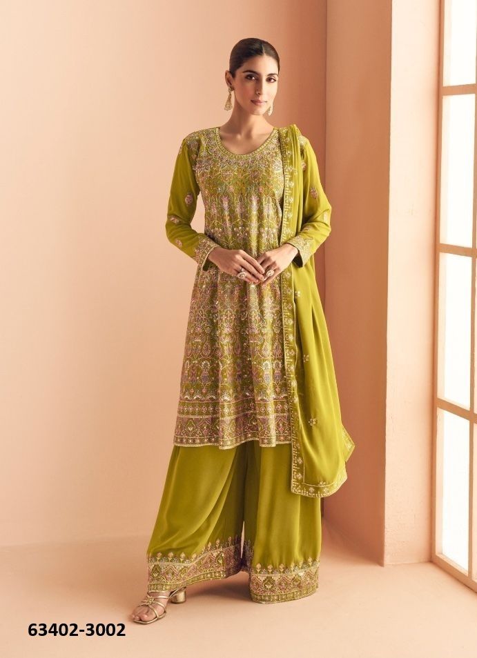 KHUSHI - Catalog # 63402 (Set of 3 Readymade Salwar Suits) by Rasalika KHUSHI - Catalog # 63402 (Set of 3 Readymade Salwar Suits) by Rasalika