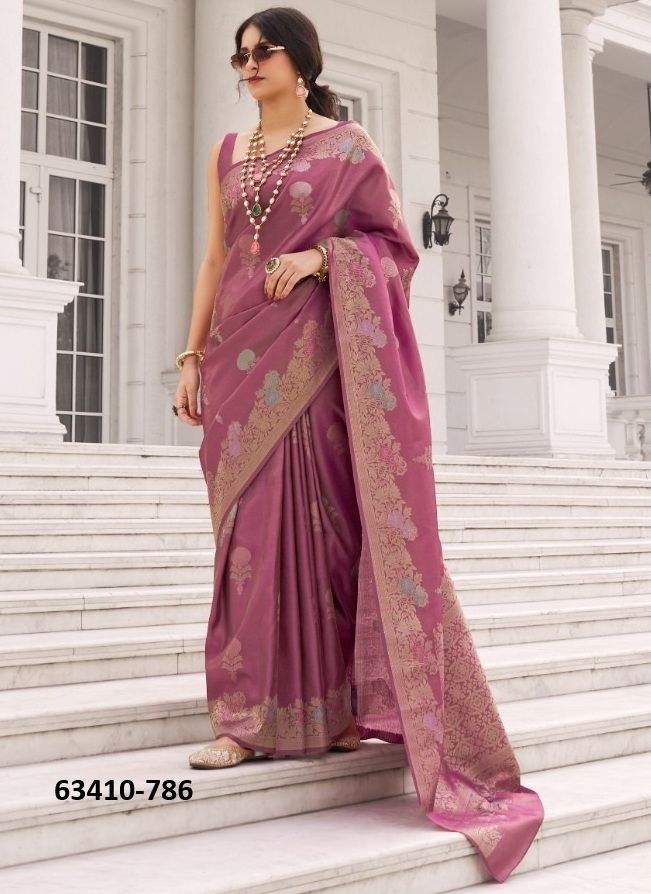 KOPER SILK - Catalog # 63410 (Set of 5 Sarees) by Desi Muse KOPER SILK - Catalog # 63410 (Set of 5 Sarees) by Desi Muse