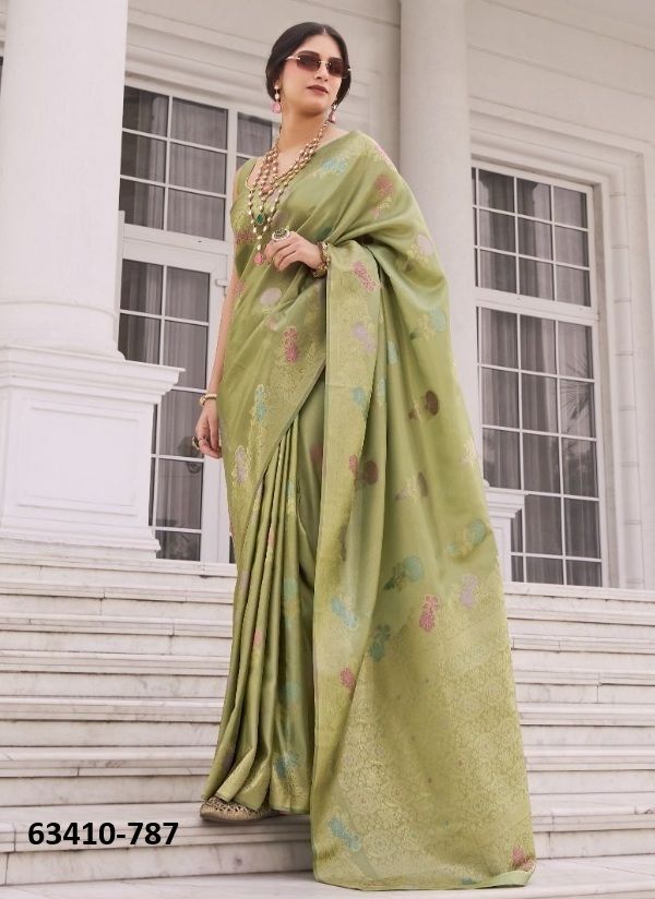 KOPER SILK - Catalog # 63410 (Set of 5 Sarees) by Desi Muse KOPER SILK - Catalog # 63410 (Set of 5 Sarees) by Desi Muse