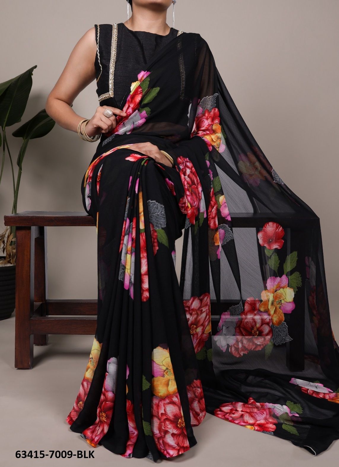SERIES 7009 - Catalog # 63415 (Set of 4 Sarees) by Semad Styles SERIES 7009 - Catalog # 63415 (Set of 4 Sarees) by Semad Styles
