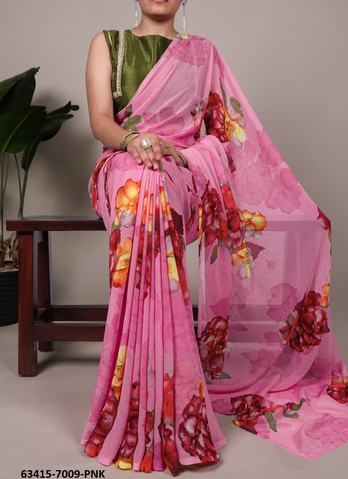 SERIES 7009 - Catalog # 63415 (Set of 4 Sarees) by Semad Styles SERIES 7009 - Catalog # 63415 (Set of 4 Sarees) by Semad Styles