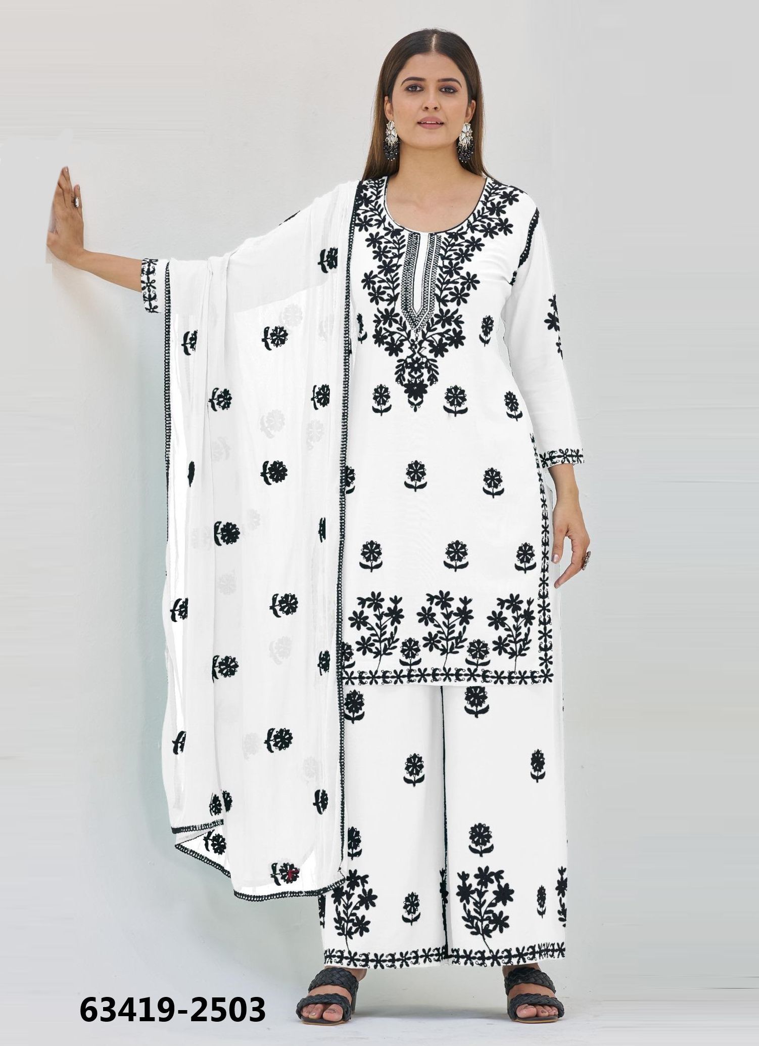BLACK BUNNY 25 - Catalog # 63419 (Set of 4 Readymade Salwar Suits) by Blue Hills BLACK BUNNY 25 - Catalog # 63419 (Set of 4 Readymade Salwar Suits) by Blue Hills