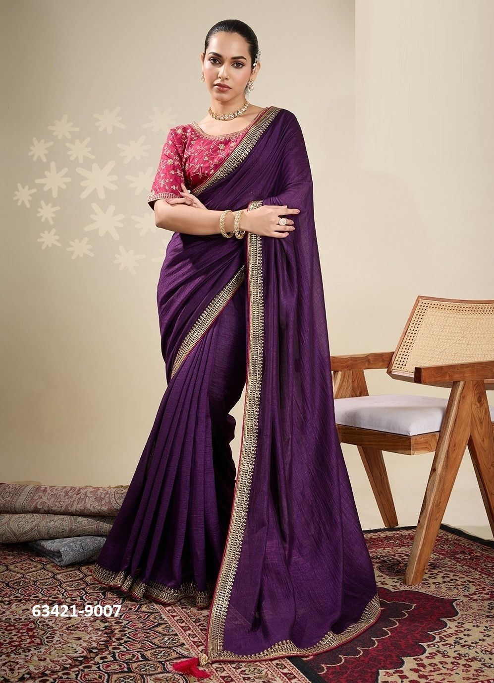 ANUMATI - Catalog # 63421 (Set of 9 Sarees) by Suma Designer ANUMATI - Catalog # 63421 (Set of 9 Sarees) by Suma Designer