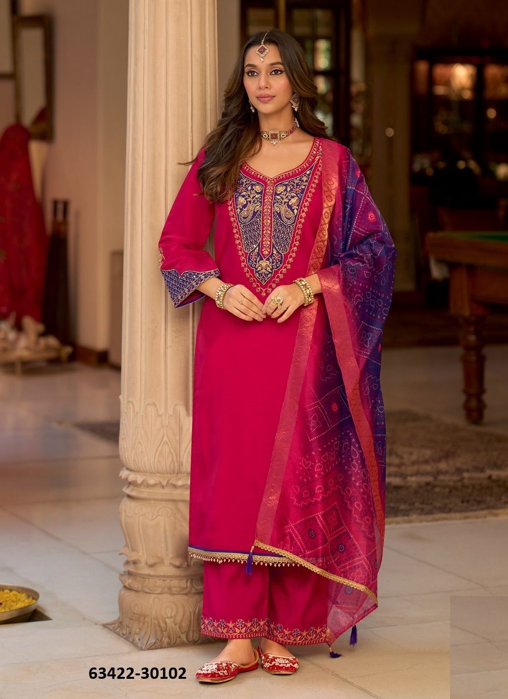 ANANTA - Catalog # 63422 (Set of 4 Readymade Salwar Suits) by Lily & Lali ANANTA - Catalog # 63422 (Set of 4 Readymade Salwar Suits) by Lily & Lali
