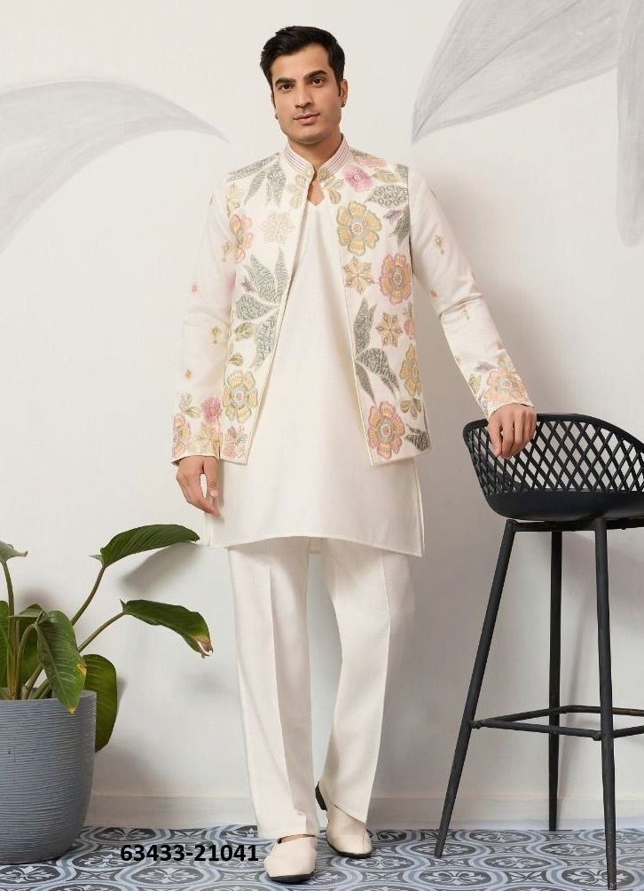 VIRAASAT CARNIVAL - Catalog # 63433 (Set of 4 Men's Ethnic Wear) by Tentmen Clothing VIRAASAT CARNIVAL - Catalog # 63433 (Set of 4 Men's Ethnic Wear) by Tentmen Clothing