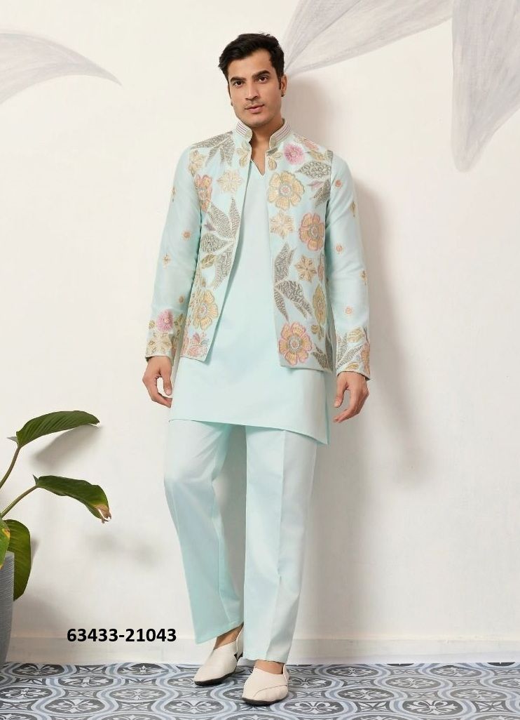 VIRAASAT CARNIVAL - Catalog # 63433 (Set of 4 Men's Ethnic Wear) by Tentmen Clothing VIRAASAT CARNIVAL - Catalog # 63433 (Set of 4 Men's Ethnic Wear) by Tentmen Clothing