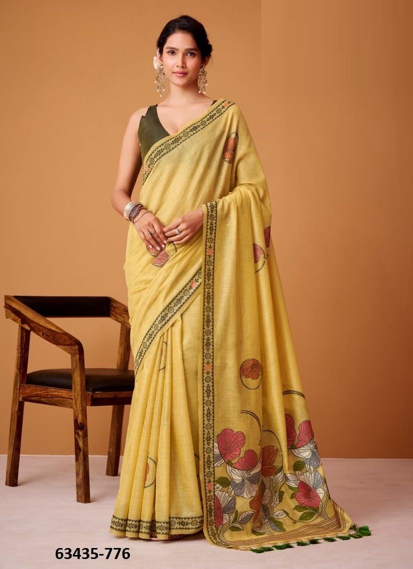 SILVER PEARLS - Catalog # 63435 (Set of 6 Sarees) by Semad Styles SILVER PEARLS - Catalog # 63435 (Set of 6 Sarees) by Semad Styles