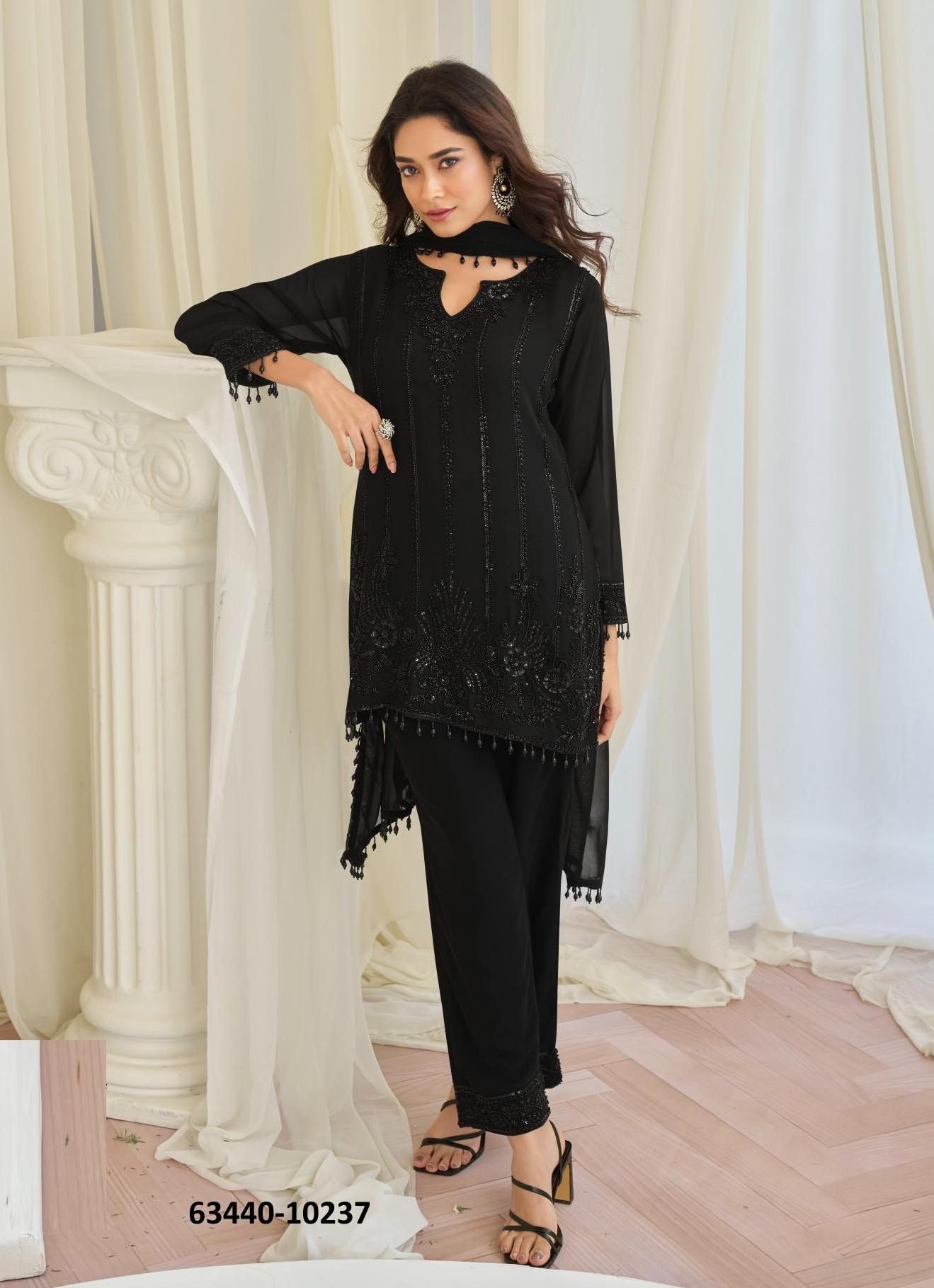 KAJAL - Catalog # 63440 (Set of 5 Readymade Salwar Suits) by Sayuri Designer
