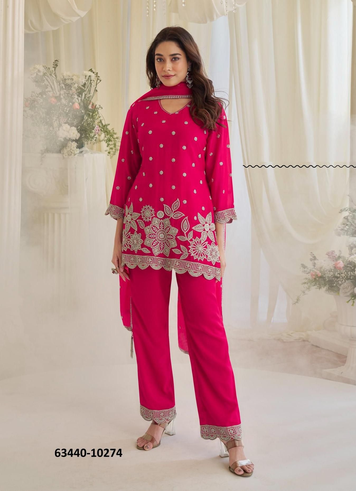 KAJAL - Catalog # 63440 (Set of 5 Readymade Salwar Suits) by Sayuri Designer